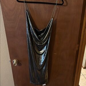 Cider Gold Metallic Dress